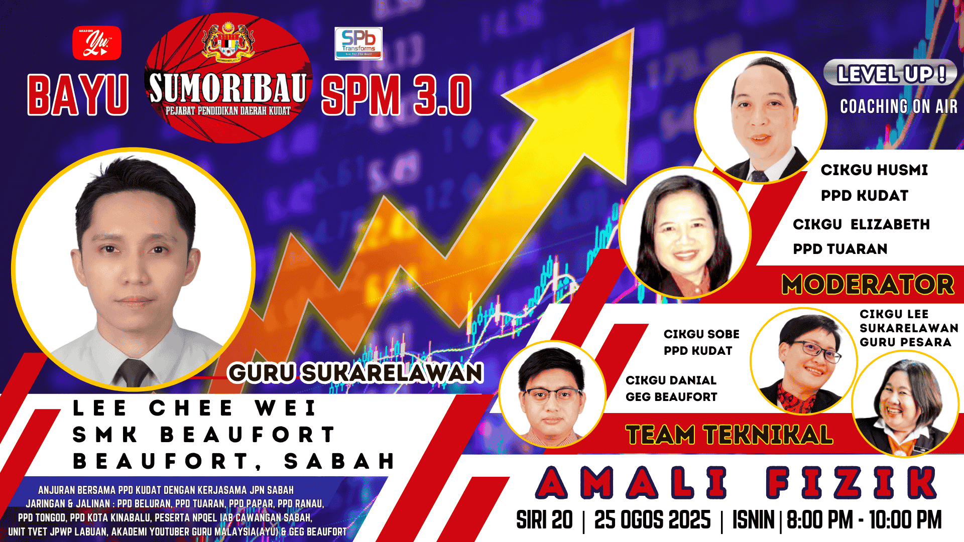  [LIVE] BAYU SUMORIBAU SPM 3.0 SIRI 20: AMALI FIZIK OLEH CIKGU LEE | SMK BEAUFORT, BEAUFORT, SABAH